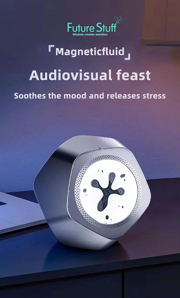 Ferrofluid Bluetooth Speaker with Music Visaualizer