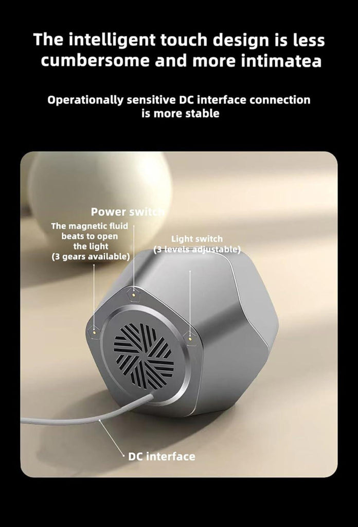 Ferrofluid Bluetooth Speaker with Music Visaualizer