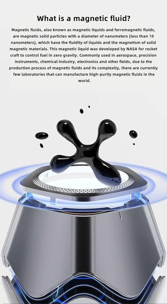 Ferrofluid Bluetooth Speaker with Music Visaualizer