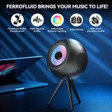 VENOM BALL - Ferrofluid Bluetooth Speaker with Dynamic Visual Effects and Dreamlike Colorful Lights