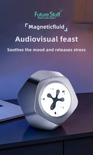 Enceinte Bluetooth à ferrofluide avec visualiseur musical