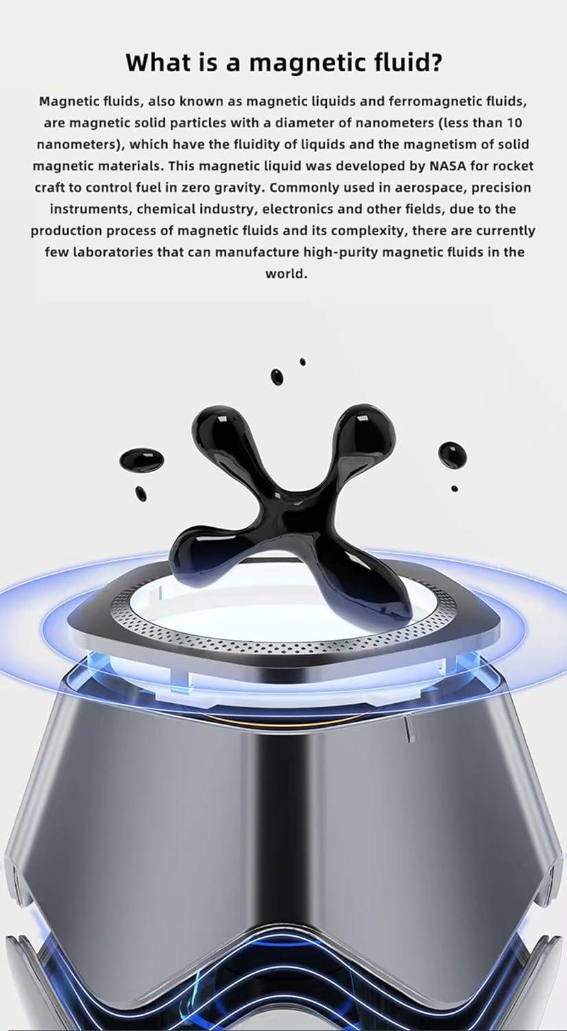 Ferrofluid Bluetooth Speaker with Music Visaualizer