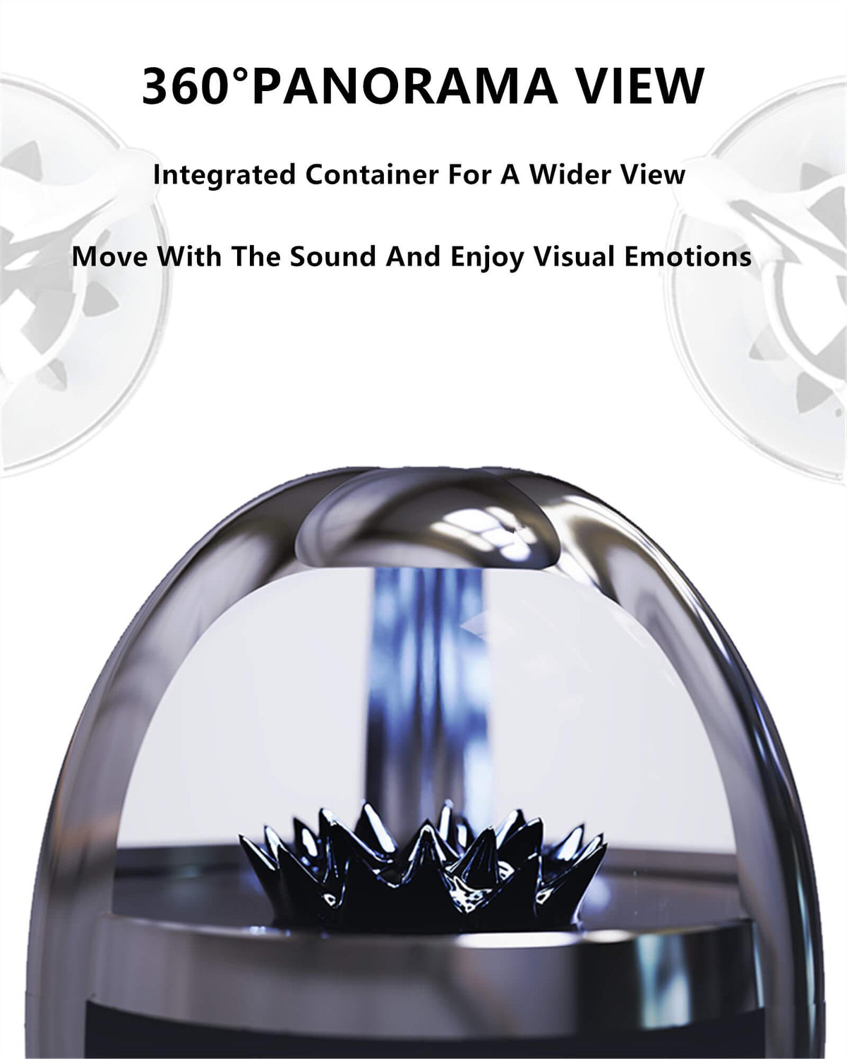 360° Panoramic Ferrofluid Speaker