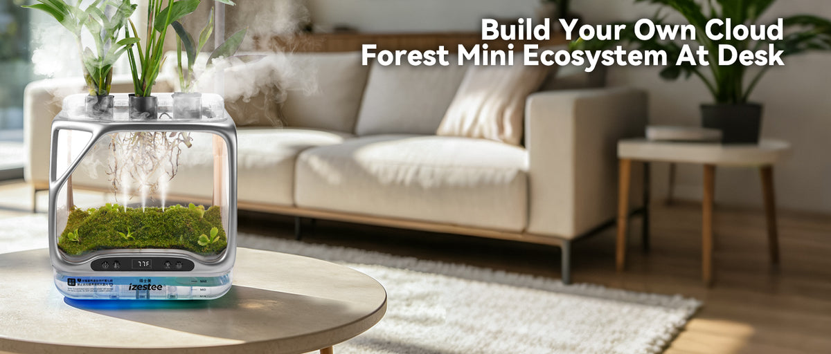 The izestee story, from Kickstarter aeroponic planter backed by 1672 backers to Izestee Pro desktop terrarium